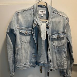 FRAME light blue jean jacket